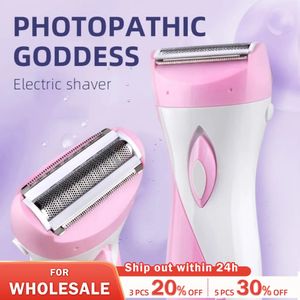 KEMEI-3018 Kvinnor Rakaverskniv Kniv Electric Shaver Wool Epilator Rakning efter Lady Shaver Female Care KM-3018 240409