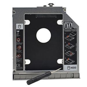 Gehege für HP Elitebook 8470p 8460W 8460p 8470W Optibay 2. HDD Caddy 12,7 mm SATA3.0 für 2,5'SSD DVD HDD -Gehäuse CDROM -Adapter CDROM -Adapter