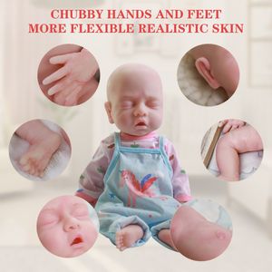 Lifelike Reborn Baby Boy 38cm Reborn Baby Dolls Full Body Soft Silicone Factory Wholesale Accompany Doll Lovely Boys Toy Doll