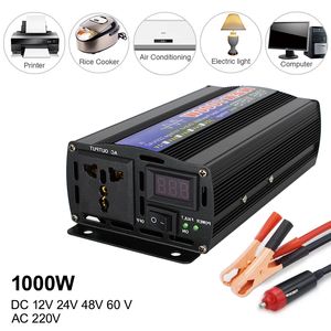 1000W 2000W 2600 W Pure Sine Wave Inverter 12V 24V Convertitore di alimentazione DC in Convertitori di tensione AC 220 V Convertitori