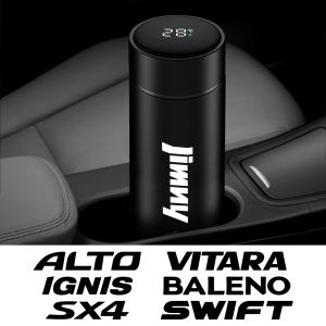 Bärbar Thermos Water Cup för Suzuki Jimny Swift Grand Vitara Ignis Alto Baleno SX4 Samurai S-Cross Celerio Ertiga Ciaz Ekvator