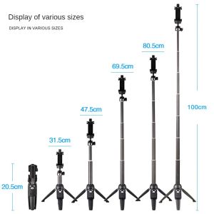 Tripodlar 9928 cep telefonu Crossborder Selfie Stick Tripod Combo ile mükemmel selfie çekiyor