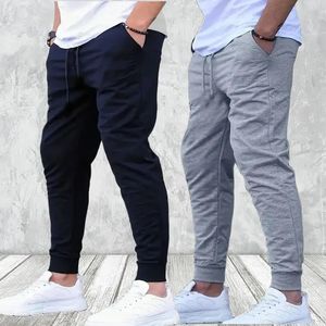 Pants Summer Menwomen Running Joggers Sweatpant Sport Casual Trousers Fitness Gym andningsbar byxa S2XL 240411