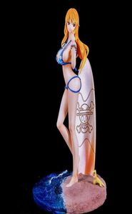 ワンピースの裸の人物gkナミ大人の置物おもちゃ33cm猫泥棒アクションフィギュアモデルヘンタイセクシーアニメガールドール彫像T22086666395
