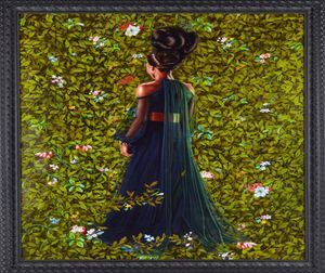 Принцесса Виктуар из Saxecoburggotha Kehinde Wiley Painting Art Poster Decor Pictures Art Print Posterunframe 16 24 36 47 I9739721