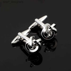 Манжеты ссылки на французскую из нержавеющей стали запонки Vintage Knot Twist Cuff Links Mens Wedding Gift Brand 2017 Новое прибытие Y240411