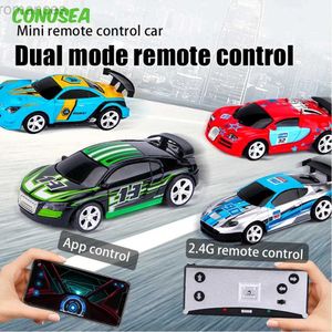 Auto elettriche/rc auto da corsa rc mini 1/58 per auto a controllo del veicolo auto controllati autocarri Trucks Drift Electric Model RC Radio Contol Child Toy Boys Gift 240411