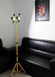 2pc 10W Rechargeable LED Flood Light Camp Work Emergency Lamp Tripod Stand Set2855273