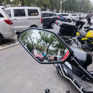 For YAMAHA Tricity 300 Tricity300 Motorcycle Rearview Mirrors Lens Expand Field of View Side Convex Mirror Replacement Parts