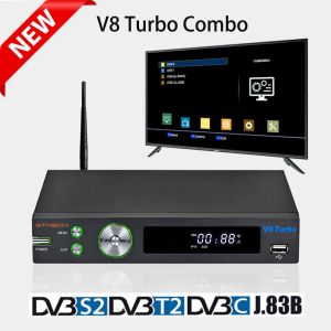 Finder 2021 Новый телевизионный цифровой декодер GTMedia V8 Turbo DVBS2X/T2/C Bulit в Wi -Fi H.265 M3U Испания CCAM TV SettoPbox PK GTMEDAI V8 NOVA
