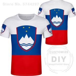 3D Printed T-shirt Slovenian T-shirt Diy Free Custom Name Number Slovenija Svn T-shirt Flag Si Slovenian Slovenian National Prin