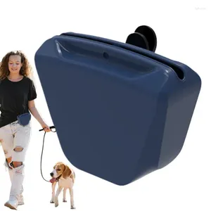 Dog Carrier Snack Pouch Silicone Treat Holder For Training Portable Travel Walking Bag With Pet Clicker And Cat