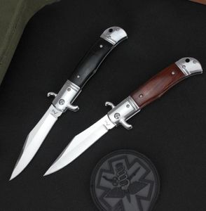 FRN Colt II Italian Mafia Folding Knife Italy Pocket knives Double AUTO 440c Stainless steel Tactical EDC 9 inch Hubertus 4300 AK42091023