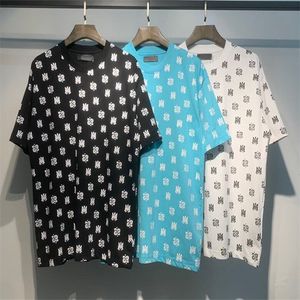 2024SS春/夏のトレンドファッション半袖Tシャツ高品質のジャクアードレディースメンズ服M-XXXLE3A222