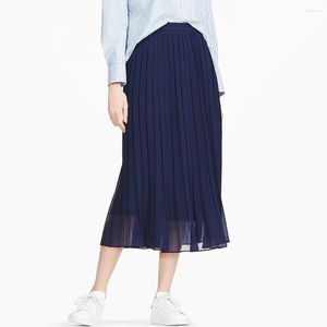 Skirts Three-Dimensional Hair-Styling Bubble Pleated Yarn! Double-Layer Non-Exposure/Daily Order High Waist Elastic Skirt Female Dress