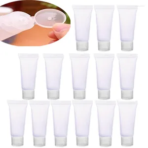 Storage Bottles 50Pcs Frosted Soft Tubes Empty Cosmetic Cream Lotion Shampoo Packaging Containers Travel Makeup Refillable