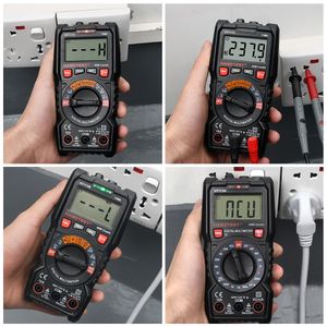 HT113/108Lデジタルマルチメーター600V AC/DC True-RMSオートレンジNCV電圧計Ammeter OHM Hz CapacitanceMeter電気技師テストツール