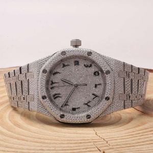 Luxury Looking Fullt Watch Iced For Men Woman Woman Top Craftsmanship Unikt och dyra Mosang Diamond Watchs For Hip Hop Industrial Luxurious 94149