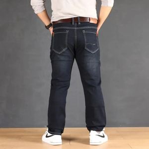 Herren -Jeans -Jeans Elastic Stoff Straigt Schnitt große Jeans