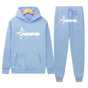 Mäns sportkläder nofs y2k tracksuit mens vinter hoodie byxor 2 stycke springa hösten tröja sport jogging byxor gotiska hip hop wide ben smal fit dräkt brett ben 630