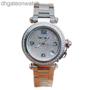 Luxury Fine 1to1 Carter Designer Watch for Womens Back Diamond Full 35 mm Automatyczne mechaniczne zegarek Mechanic