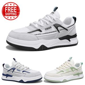 Kostenlose Versand Männer Frauen Laufschuhe Low-up-Komfort mit blaugrünem schwarzen Herren Trainer Sport Sneakers Gai