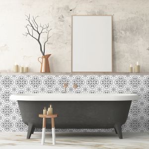 10pcs/set fayans çıkartma mutfak backsplash yağ geçirmez dolap washbasin kabuğu sopa su geçirmez yüzey parlak sanat duvar çıkartmaları