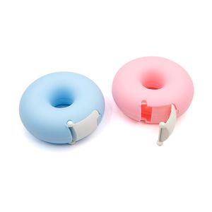 Neueste Süßigkeitenfarbe Klebebanddesign von Donut Form Washi Tape Cutter Office Tape Dispenser Schulversorgung