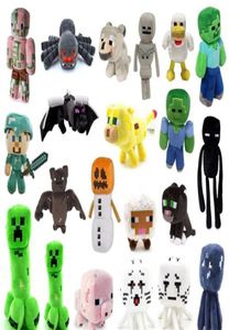 Minecraft Styles Pig Plush 38 Tiger Man Zombie Game Skeleton Cat Doll Squid Toys Dolls NNMXP9335848