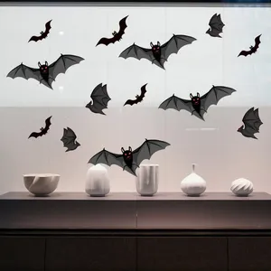 Window Stickers Halloween Ghost Festival Glass Static Decorations Haunted House Props
