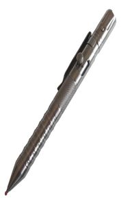 EDC Outdoor Camping Survival Tactical Self Defense Bolt Action Pen Titanium Glass Breaker LED Taschenlampe Pen4800858