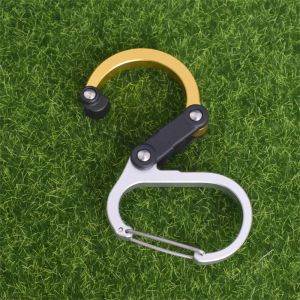 Couple D-shaped Buckle Aluminum Alloy Mountaineering Buckle Luggage Hook Luggage Buckle Mountaineering Aid Carabiner Accessories