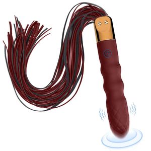 Bdsm multifunzione frusta vibratori per donne a g-spot massager clitoride stimolatore spina anale giocattoli sexy coppie flirt adulti gioco