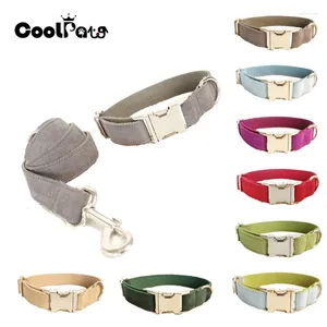 Collari per cani 8 colori Fashion Pet Collar e Necklace Set di prodotti per set di nylon per corda