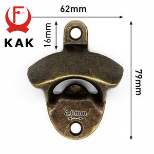 Kak Wall Mindated Opener Vintage Bronze Wine Beer Vinging Open Squksrew Zinc Alloy Home Kitchen Hardware Tools Tools