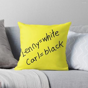 Pillow Lenny White Carl Black Throw Case Sofa S