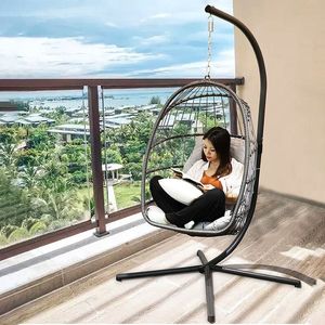 Swing Rocking Chair Indoor Swing Living Room Swing Folding Hanging Basket Egg Chairs Outdoor Leisure Suspended Hammock Furniture