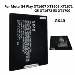 Nytt GK40 2800mAh Ersättningsbatteri för Motorola Moto E3 G4 Play XT1607 XT1609 XT1670 XT1671 G5 XT1672 XT1675 COLTFATERIA BATERIA