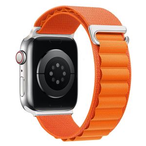 Alpine Loop Band för Appl Watch Strap 49mm 44mm 40mm 45mm 41mm 42mm 38mm 40 44 45 mm Armband Iwatch Ultra Series 7 6 5 3 SE 8