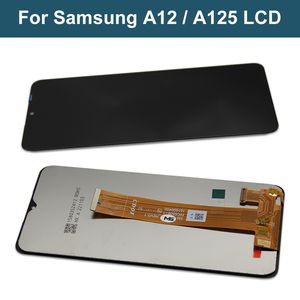 Escolha para Samsung Galaxy A12 LCD DIREVE A125 A125F Digitalizador de tela de toque SM-A125F para peças de substituição da tela Samsung A12