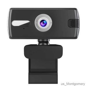 Webbkameror Webcam 1080p Mini Camera Full HD Webcam med mikrofon 30fps USB Web Cam för YouTube PC Laptop Video Shooting Camera