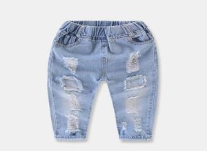 Mode Baby Kinder Jungen Denim Jeans Casual Hole Jeans Hosen Hosen 27 Jahre3700988