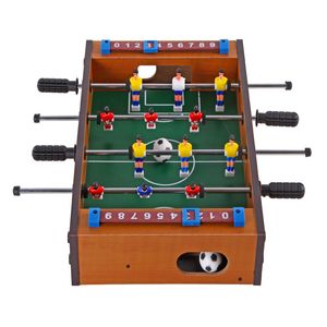 Football Table Mini Football Table Game 2 Fußbälle Klassische Freizeitfußballspiel für Kinderfamilienabends Partys Spiel