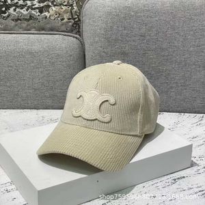 Celies Sun Hat Hat da moda coreana Corduroy Triumph Baseball Cap lazer versátil