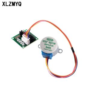 5pcs 28byj-48 ULN2003 5V 12V Motor de passo + ULN2003 MOTOR DO MOTOR DO DIRITO DE ENERGAÇÃO PARA ARDUINO 28BYJ DIY KIT