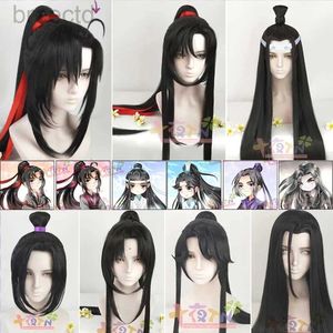 Anime Costumes Anime Mo Dao Zu Shi Grandmaster of Demonic Cultivation Jin Ling Jiang Cheng Wen Ning Si Zhui Wei Wuxian Lan Wangji Cosplay Wig 240411