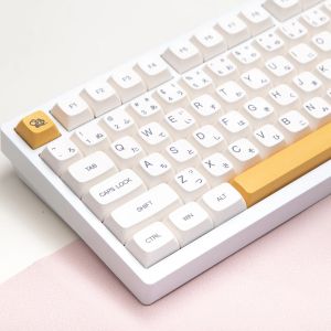 Akcesoria miodowe Klucz Klucz Japoński 132 KLUCZE XDA PROFIL SUBLIMATION BIAŁY KLUCZOWE DO Cherry MX Switch IKBC Ducky Mechanical Keyboard