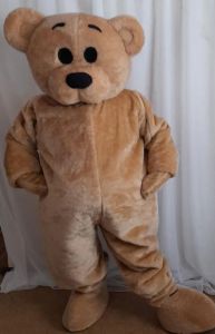 Casamento Teddy Bear Mascot Costume Anime Cosplay Costume de Urso Brown de Armazenamento de Festa de Aniversário de Halloween de Natal