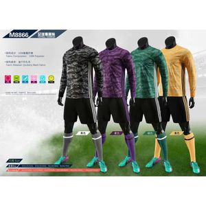 Nuova partita Match Jersey Personalizzato Allenamento per adulti ricamato per bambini set da calcio a maniche lunghe