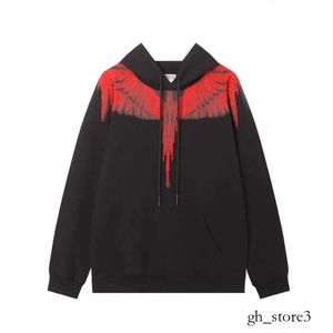 MB Wing Sweater Designer Men's and Women's Seater Sweatshirts MB Purple Fire Wingsプリントマルセロファッションブランドフェザー秋/冬のフーディー329